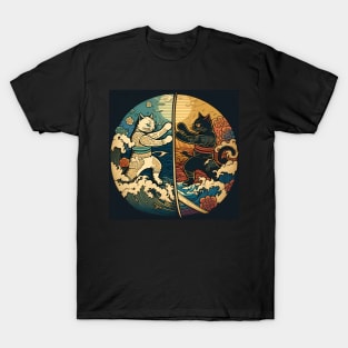 Yin/Yang cats T-Shirt